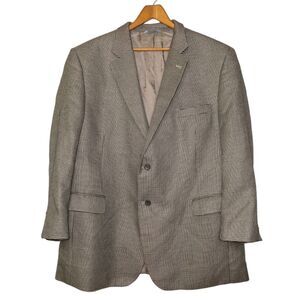 Jos A Bank Signature 48R Mens 2 Button Silk Camel Hair Blazer Sport Coat Mint!